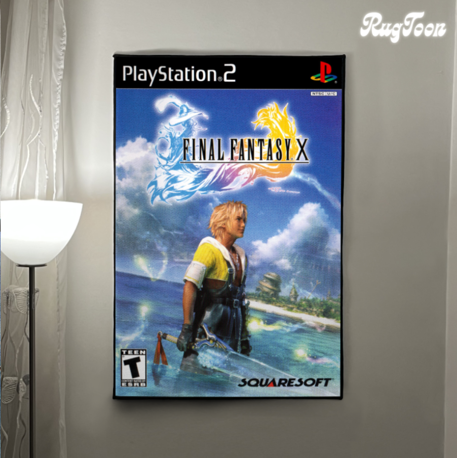 Final Fantasy X Rug – PS2 Cover Art Decor