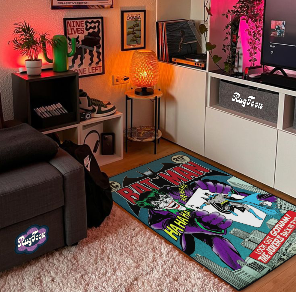 Tapis Batman – Design Vintage DC Comics Joker