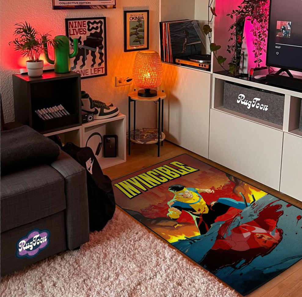 Tapis Invincible – Design Affiche de la Série Comics