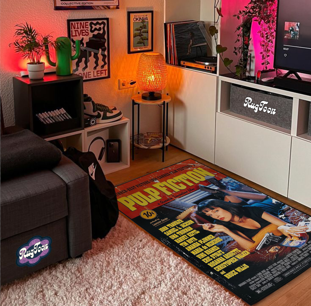 Tapis Pulp Fiction – Affiche du Film – Art de Film Tarantino
