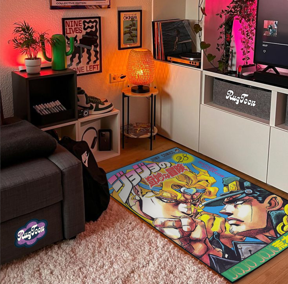 Tapis JoJo's Bizarre Adventure – Design Affiche de l’Anime