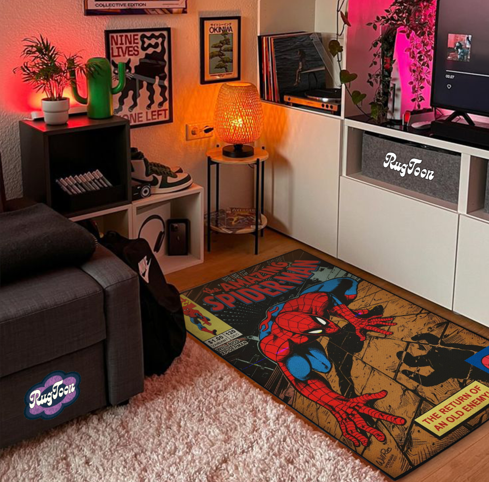 Tapis Spider-Man – Couverture de Comics Design Classique