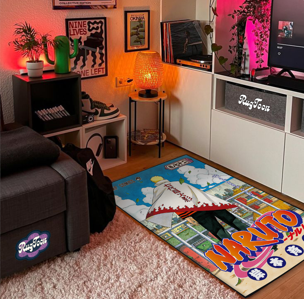 Naruto Rug – Volume 72 Manga Cover Art Design