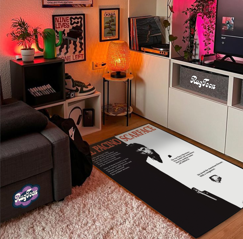 Tapis Scarface – Affiche du Film Tony Montana