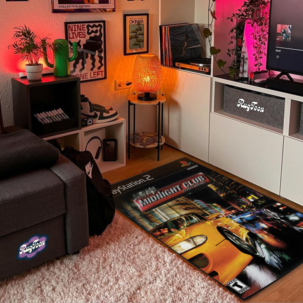 Tapis Midnight Club – Décoration de jaquette PS2