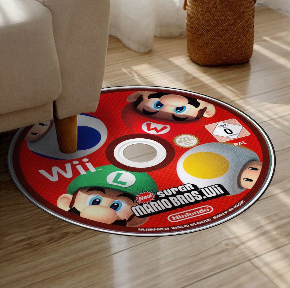 Tapis Disque New Super Mario Bros Wii – Nintendo Wii