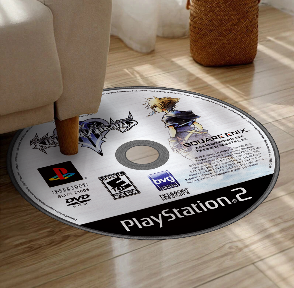 Tapis Disque Kingdom Hearts II – Design RPG Jeu PS2