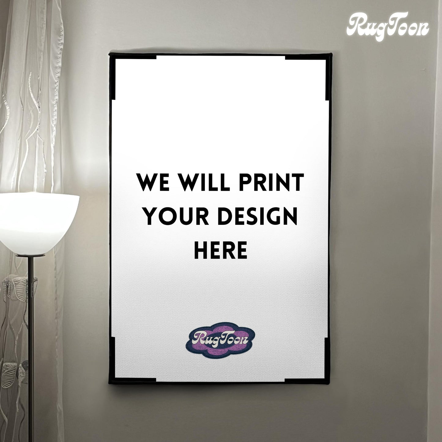 The Rug can be hanged on a wall like a poster for decoration.