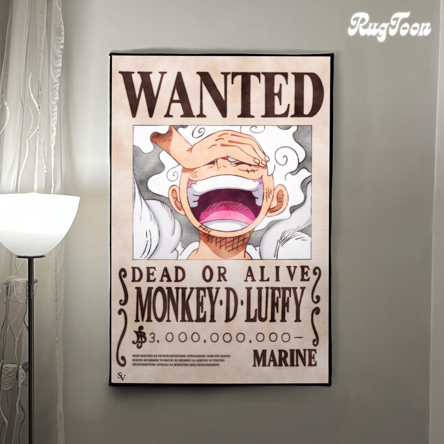 The Rug can be hanged on a wall like a poster for decoration.