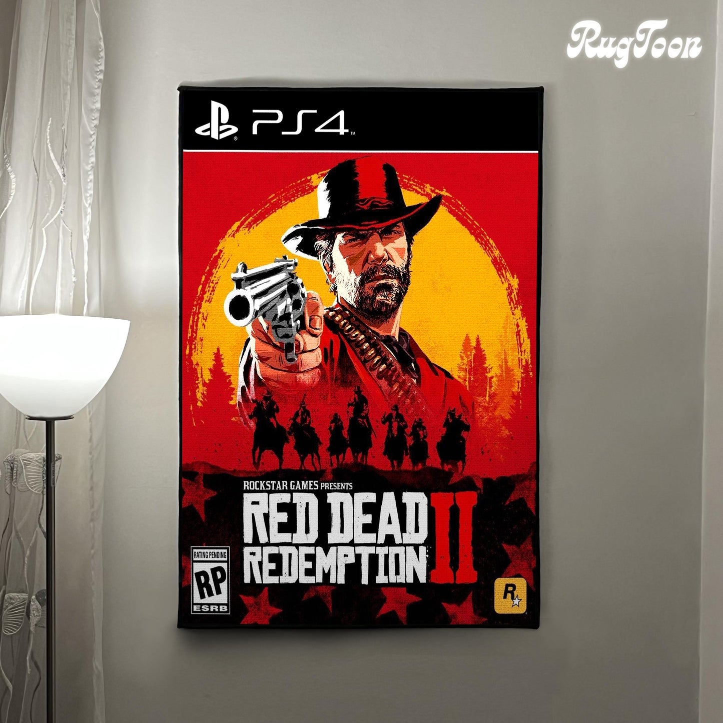 The Rug can be hanged on a wall like a poster for decoration.
