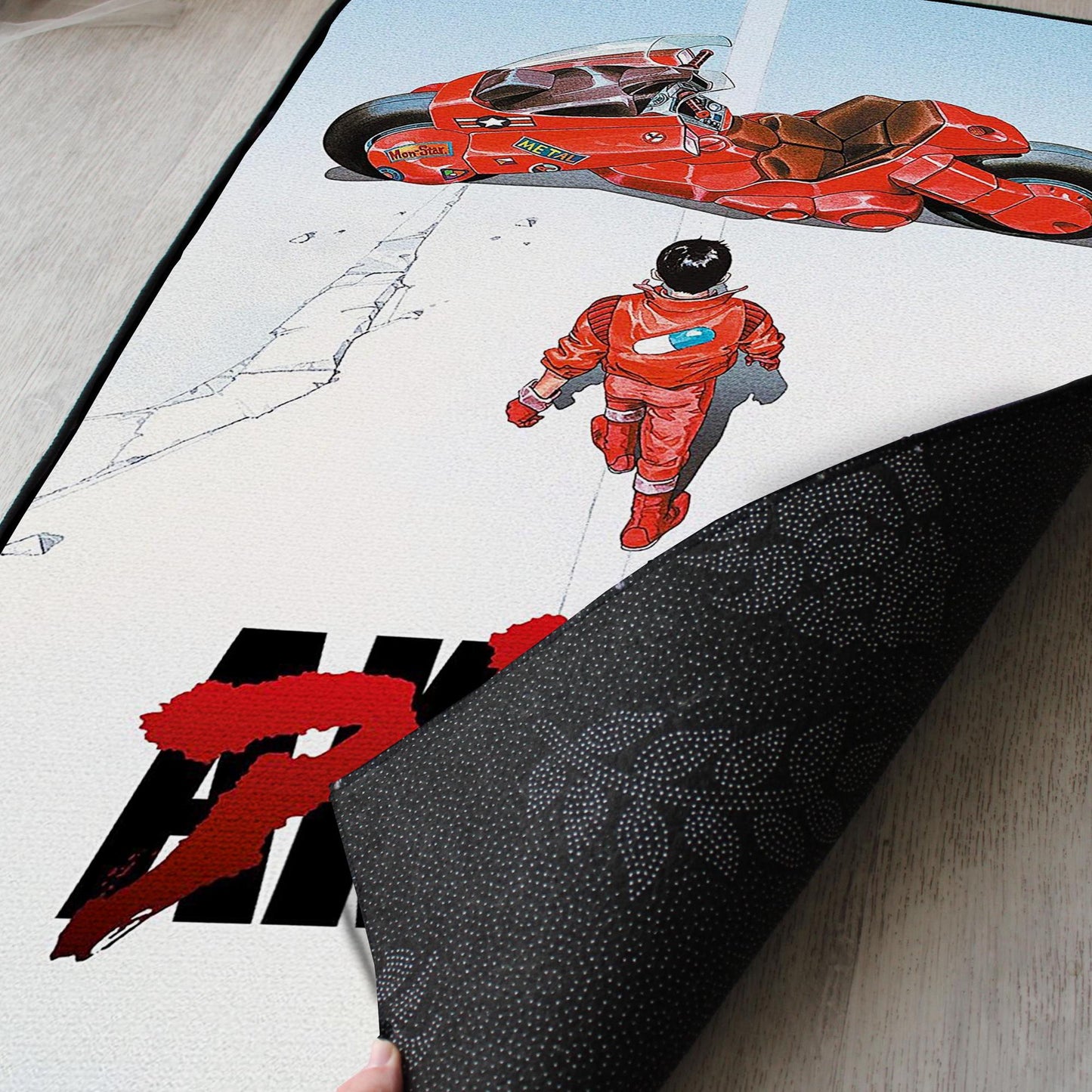 Akira Rug - Anime Movie Poster Carpet - Original Cover Art - Akira Manga Inspired - Japanese Anime Art Mat - Soft Floor Cover