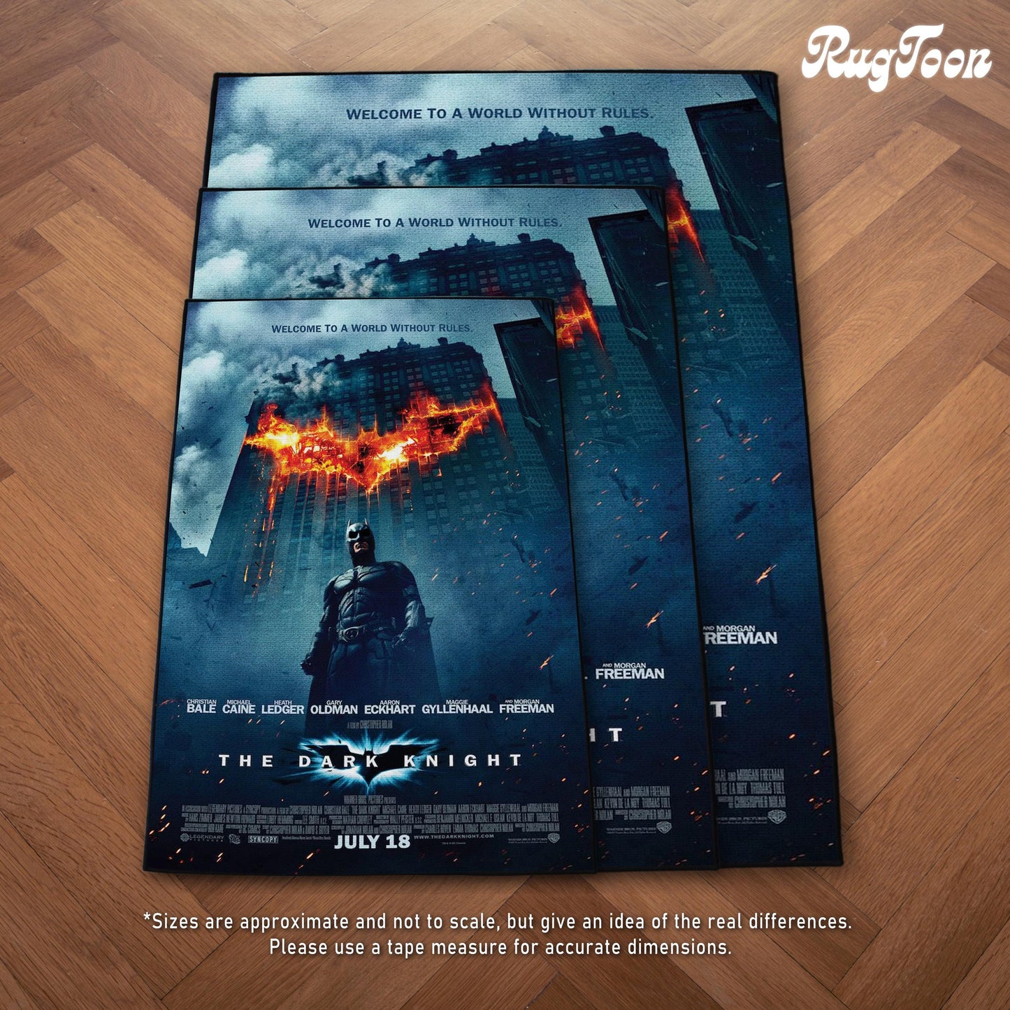 Tapis Batman – The Dark Knight Movie Cover – Gotham Bruce Wayne