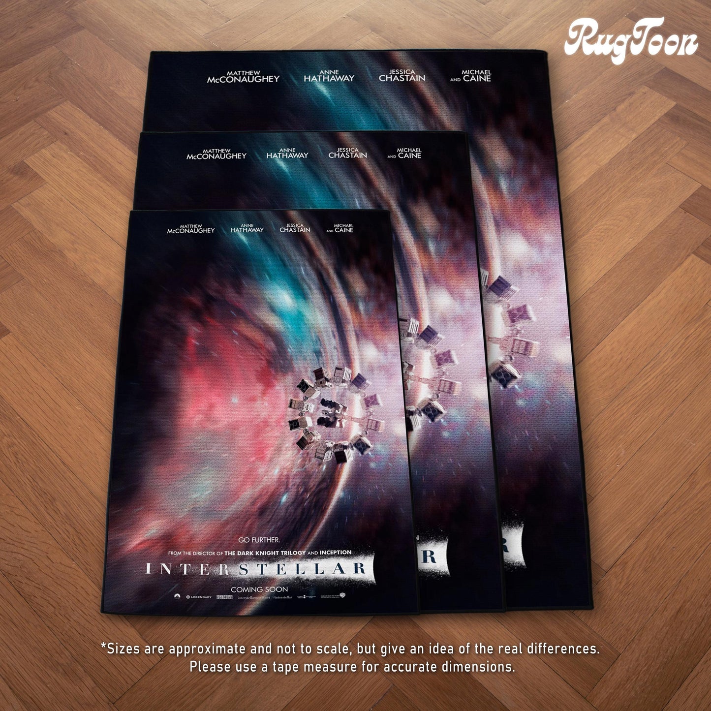 Tapis Interstellar – Affiche du Film – Art de Film C. Nolan