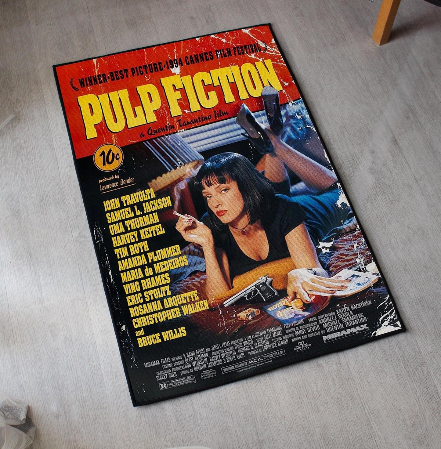 Tapis Pulp Fiction – Affiche du Film – Art de Film Tarantino