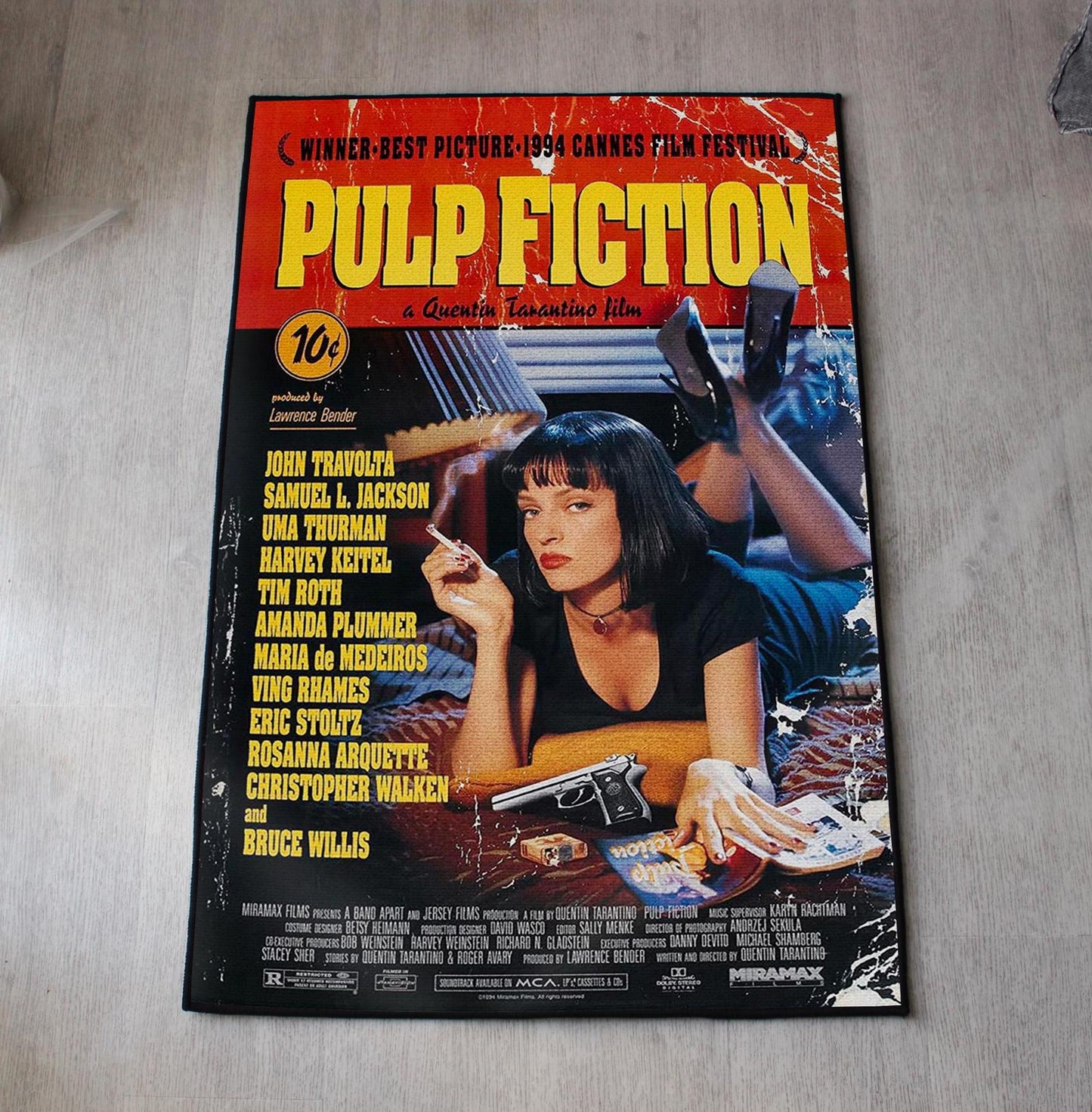 Tapis Pulp Fiction – Affiche du Film – Art de Film Tarantino