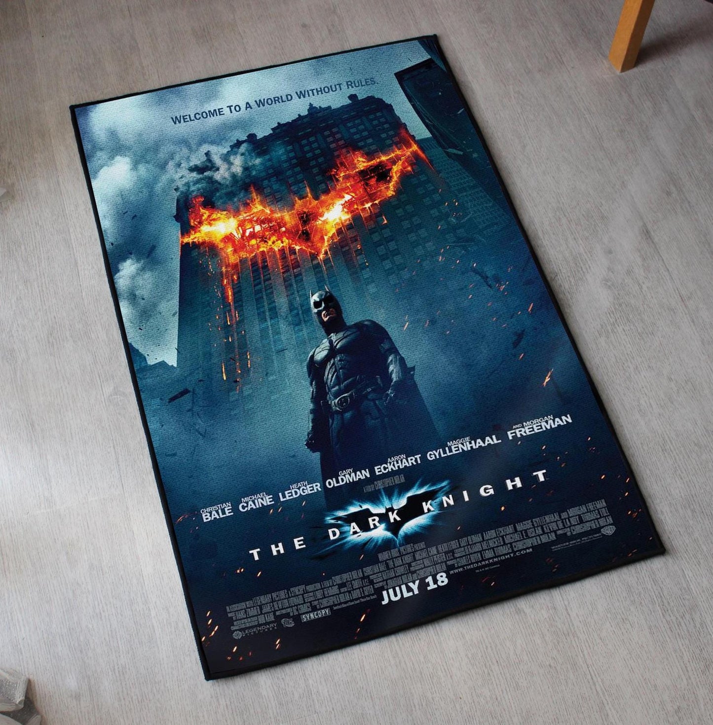 Tapis Batman – The Dark Knight Movie Cover – Gotham Bruce Wayne