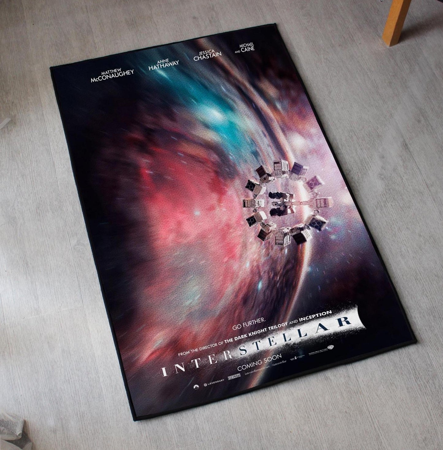 Tapis Interstellar – Affiche du Film – Art de Film C. Nolan