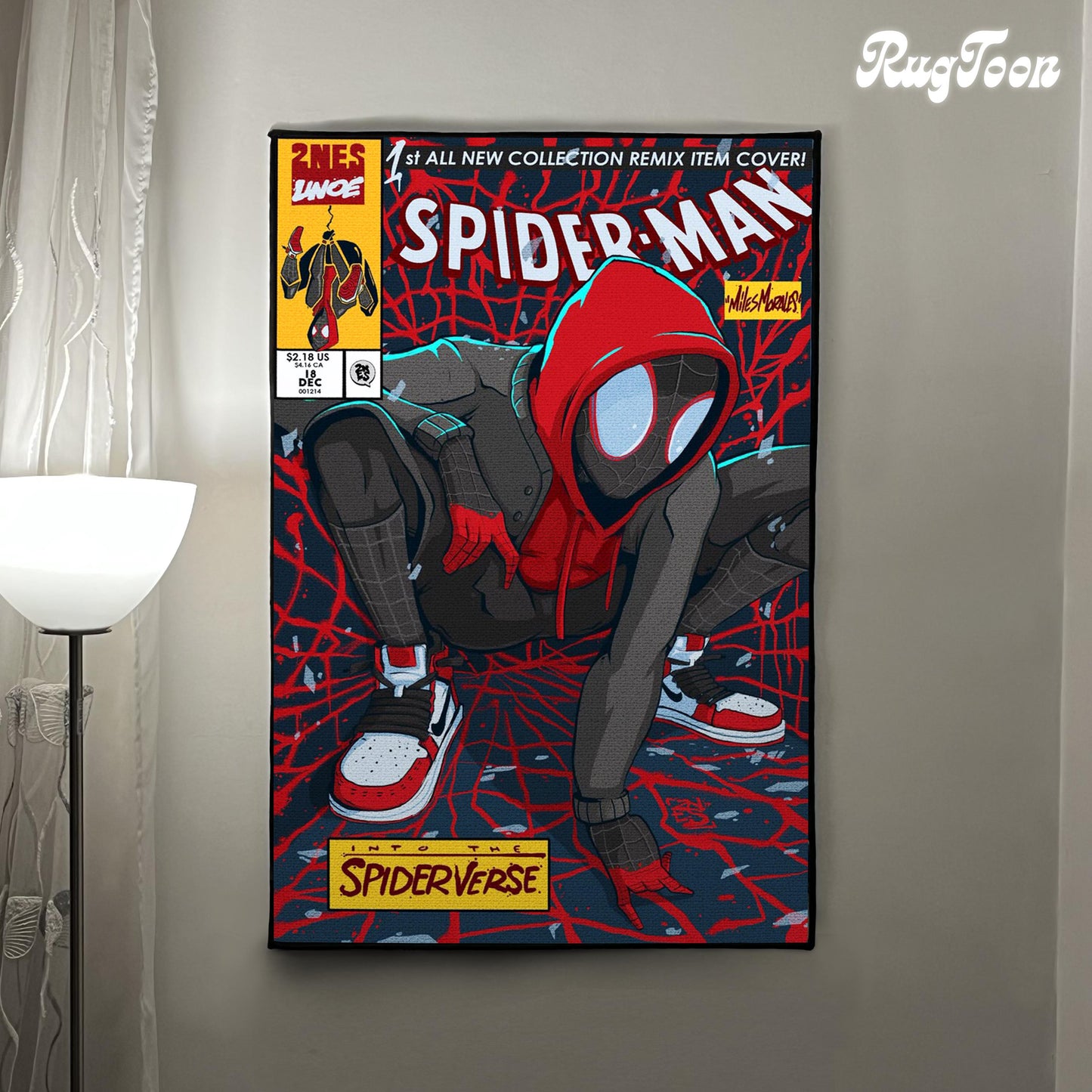 The Rug can be hanged on a wall like a poster for decoration.