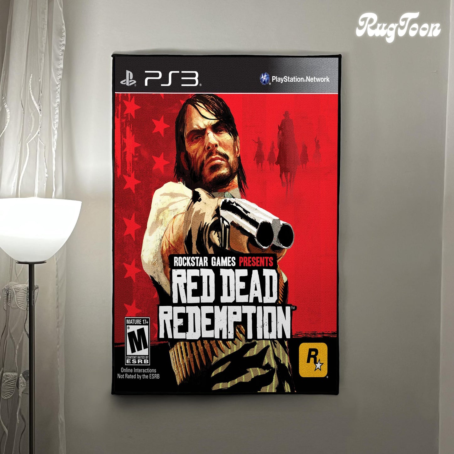 The Rug can be hanged on a wall like a poster for decoration.