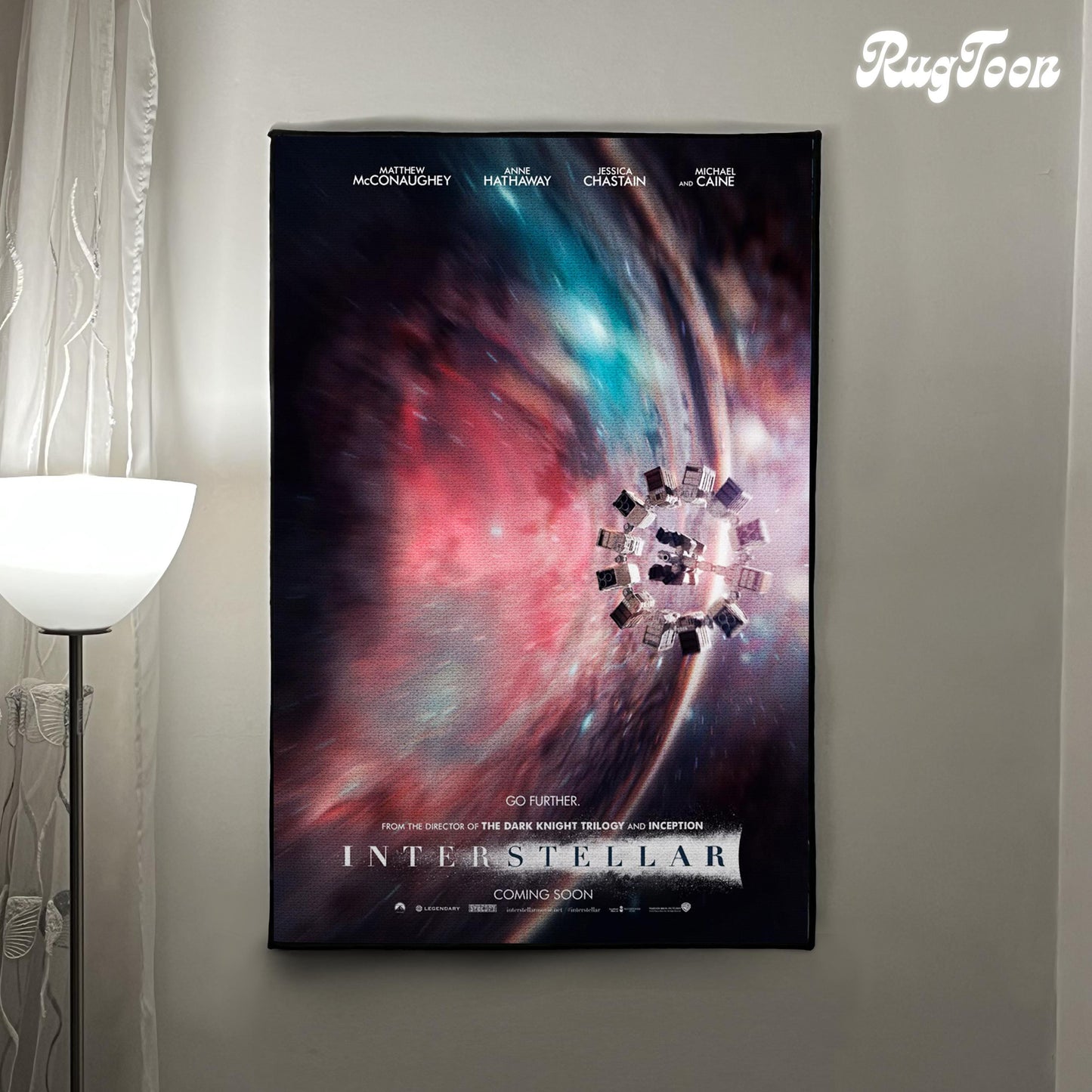 Tapis Interstellar – Affiche du Film – Art de Film C. Nolan
