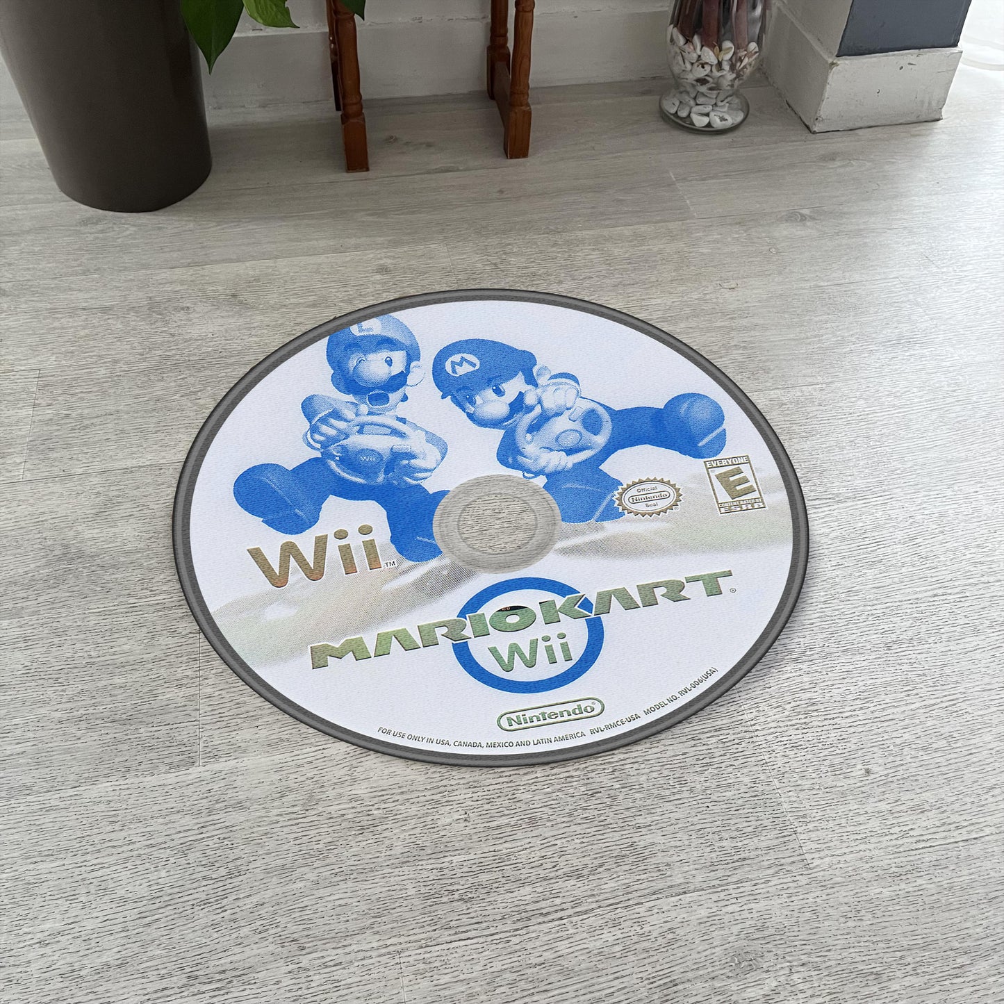 Tapis Disque Mario Kart Wii – Nintendo Jeu CD