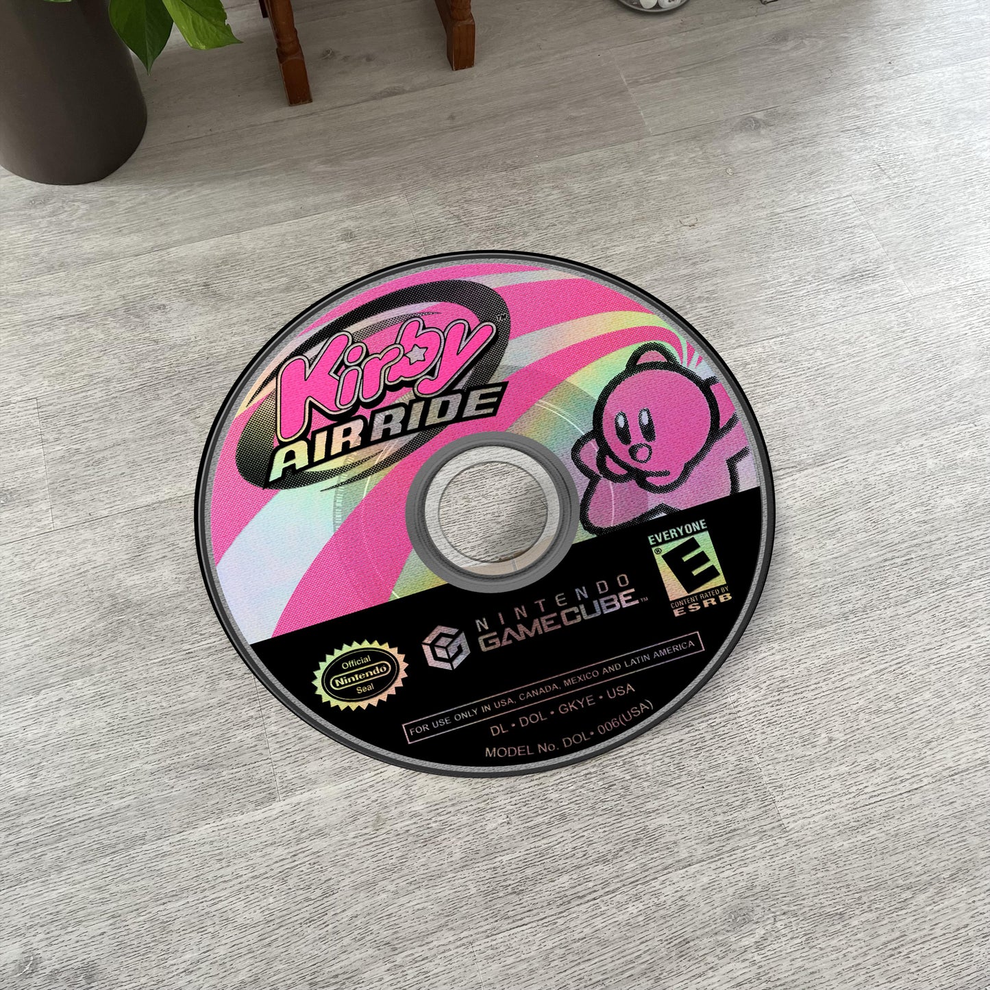 Kirby Air Ride Disc Rug - GameCube Carpet