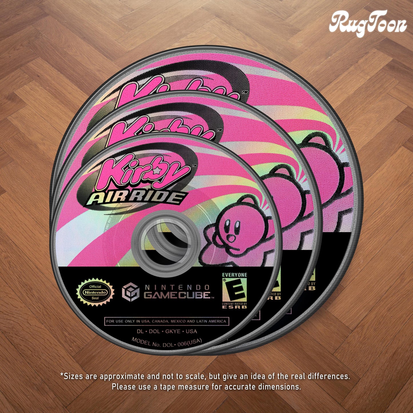 Kirby Air Ride Disc Rug - GameCube Carpet