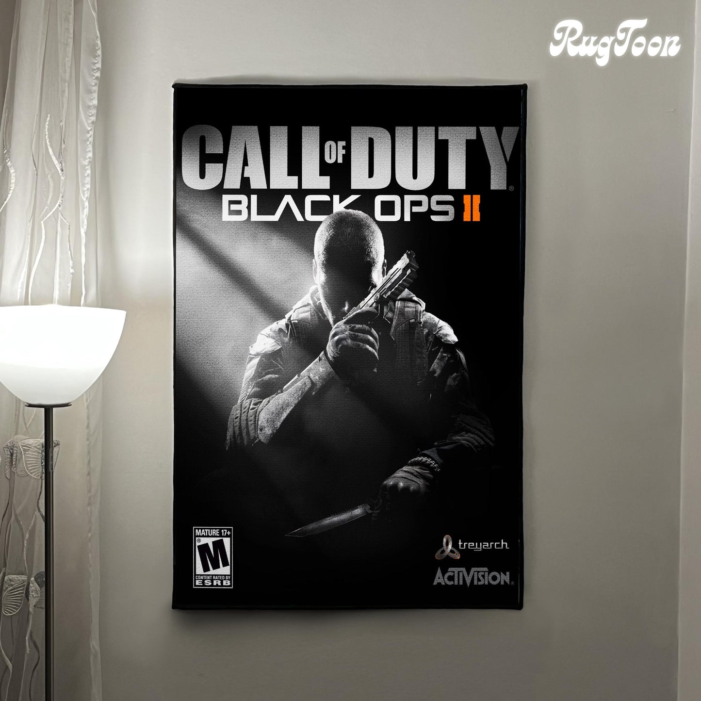 Call of Duty Black Ops 2 Rug – BO2 Cover Art Decor