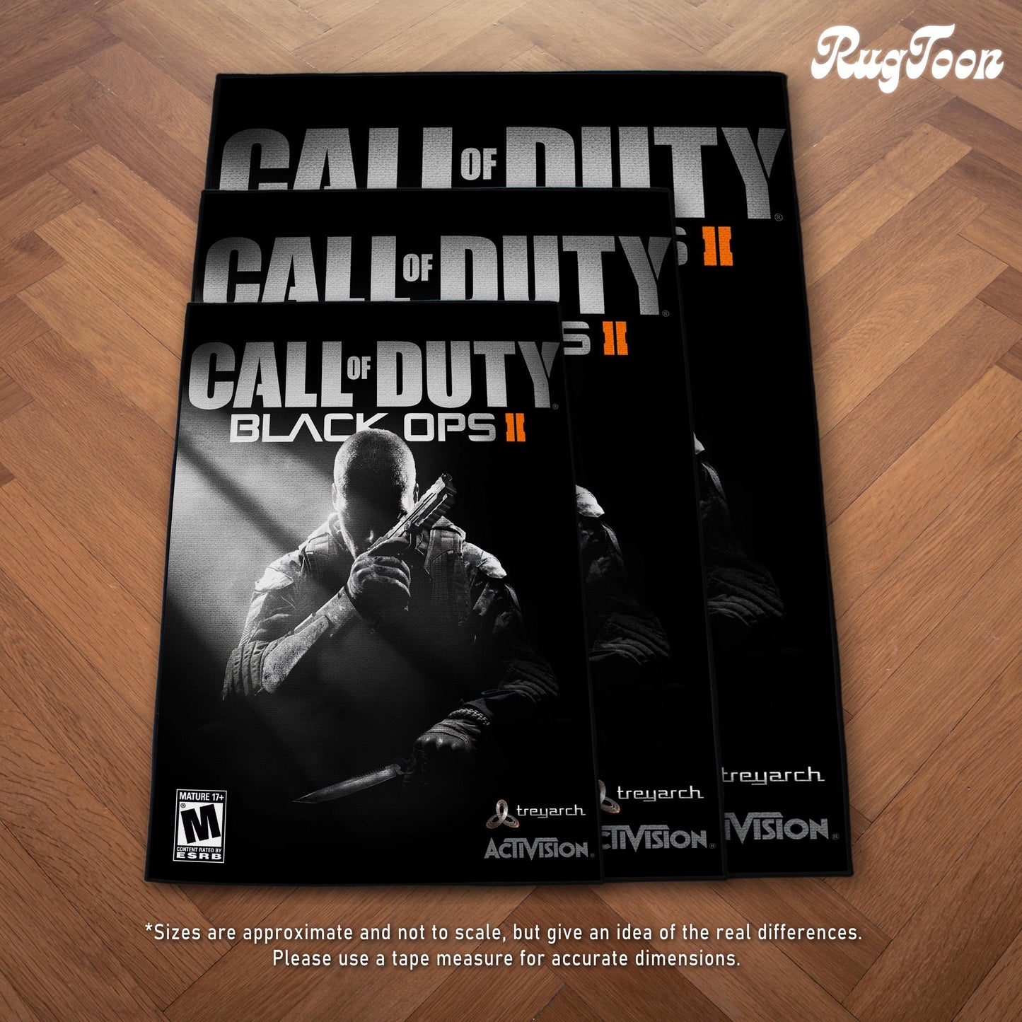 Call of Duty Black Ops 2 Rug – BO2 Cover Art Decor