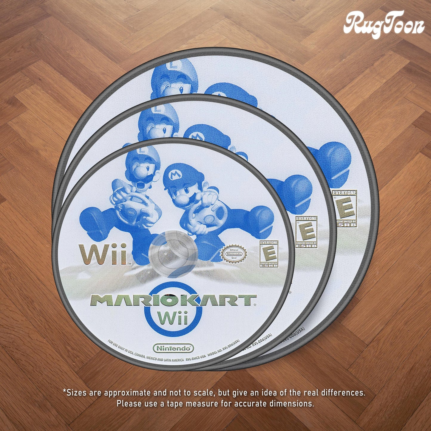 Tapis Disque Mario Kart Wii – Nintendo Jeu CD