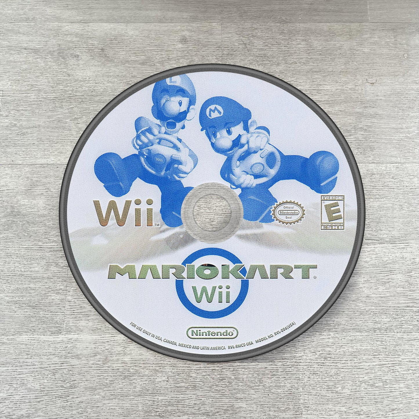 Tapis Disque Mario Kart Wii – Nintendo Jeu CD