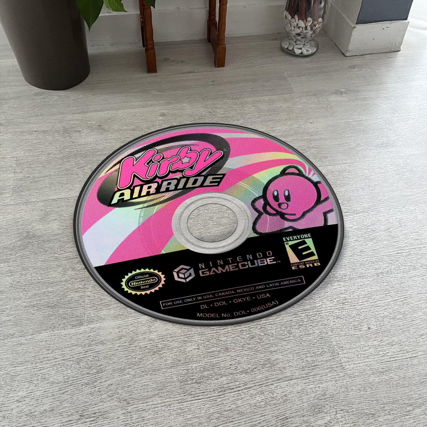 Kirby Air Ride Disc Rug - GameCube Carpet
