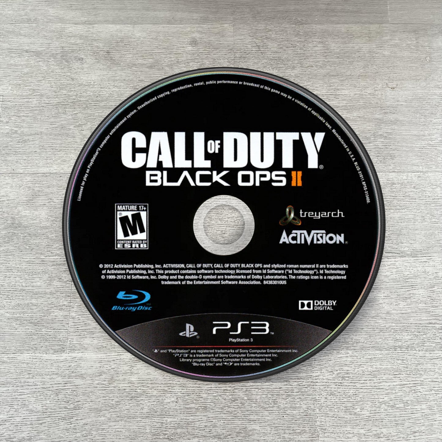 Call of Duty BO2 Disc Rug – PS3 & Xbox 360 Retro Game Decor