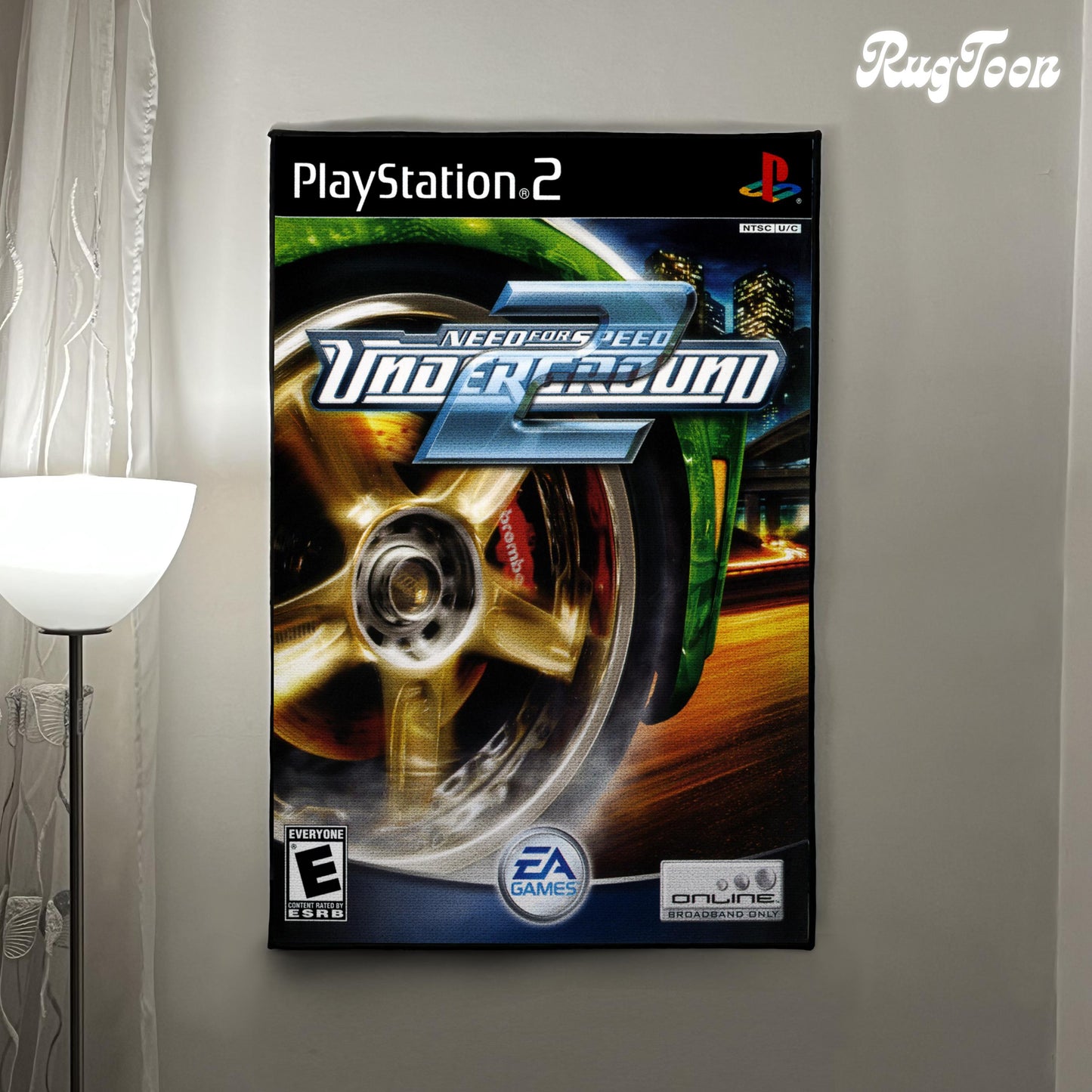 Need For Speed Underground 2 Rug – PS2 Racing Game Decor