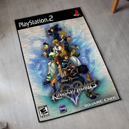 Kingdom Hearts II Rug – PS2 Cover Art Decor