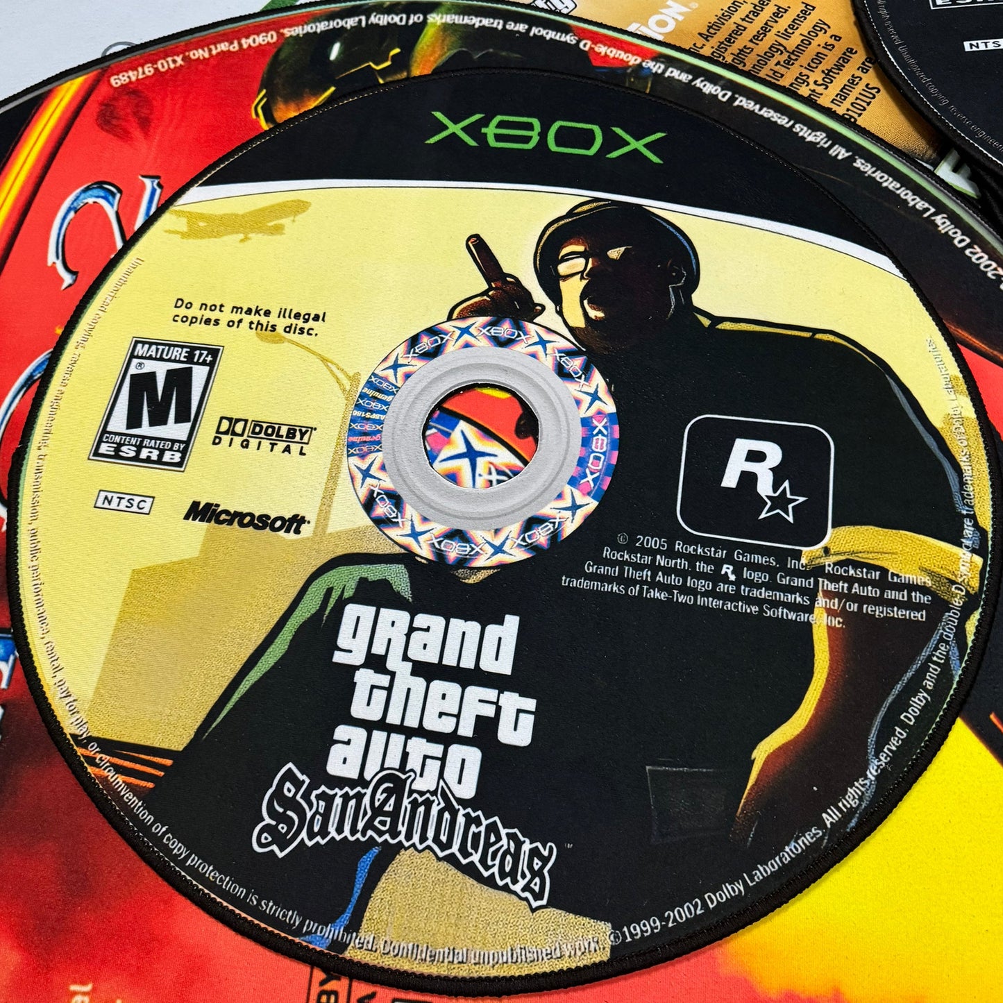 Disco de GTA San Andreas – Rockstar Games PS2 y Xbox 360