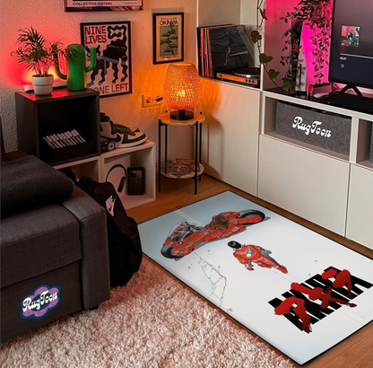 Tapis Akira – Design de style affiche d'anime japonais