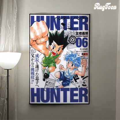 Hunter x Hunter Rug – Gon & Killua Manga Cover Art