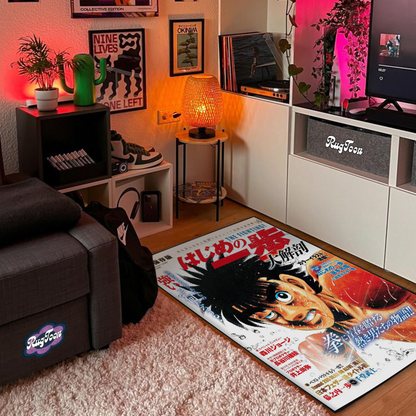 Hajime no Ippo Rug – Ippo Manga Cover Art