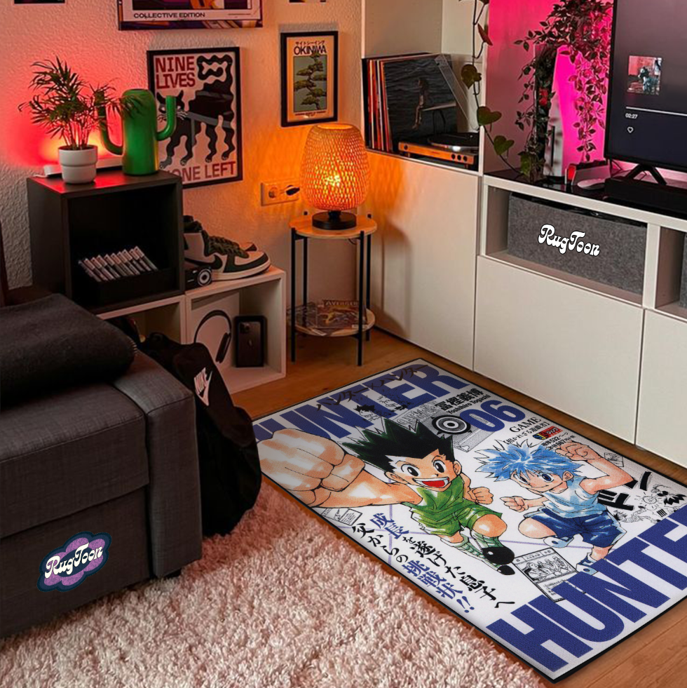 Hunter x Hunter Rug – Gon & Killua Manga Cover Art