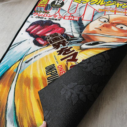 One punch Man Rug – Saitama Shonen Jump Cover Art