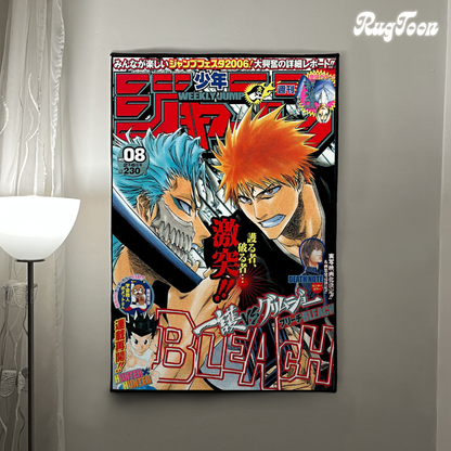 Bleach Rug – ichigo Manga Shonen Jump Cover Art