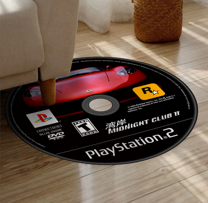 Tapis Disque Midnight Club 2 – Design Jeu de Course PS2 & Xbox