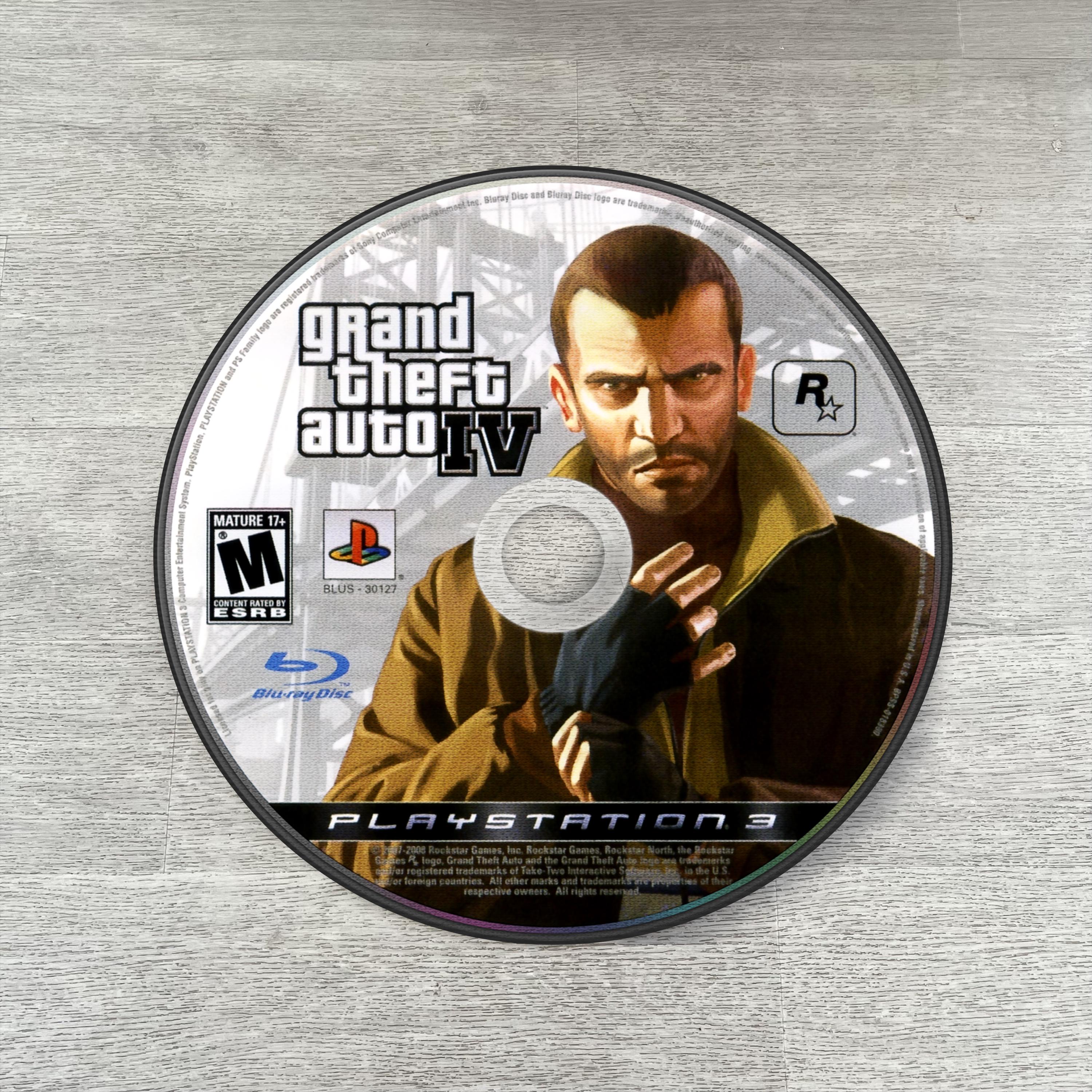 GTA IV Disc Rug – Rockstar Games PS3 & Xbox 360 – RugToon