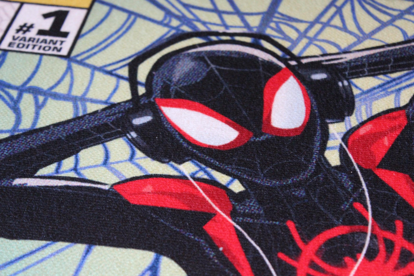 Spider-Man Rug - Miles Morales Cover Carpet - Marvel Enter the Spiderverse Inspired - Comic Book Art - Superhero Fan Art - Soft Floor Cover