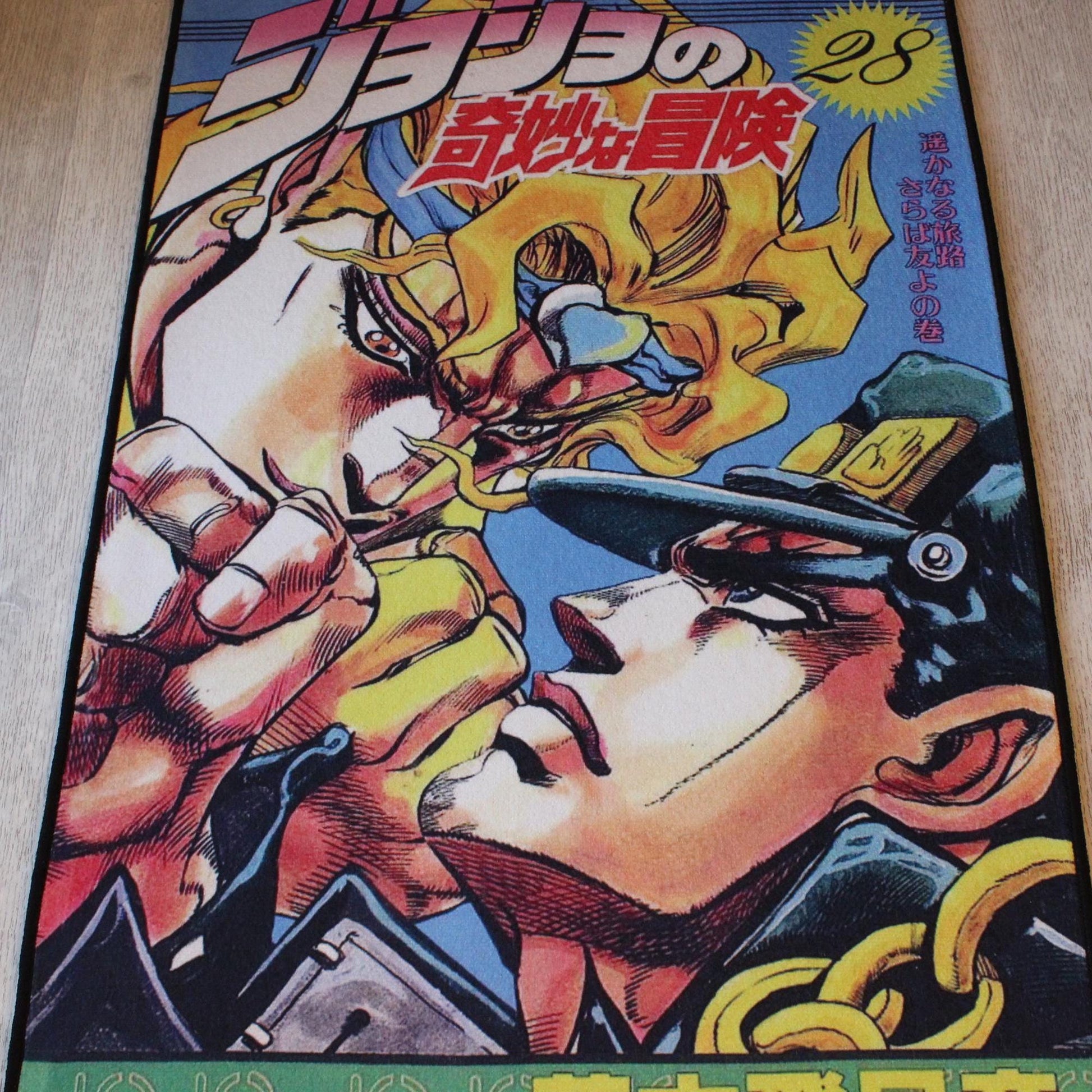 JoJo's Bizarre Adventure Rug - Anime Cover Carpet - Shonen Jump Inspired - Manga Home Decor - JoJo Fan Art Mat - Soft Floor Cover