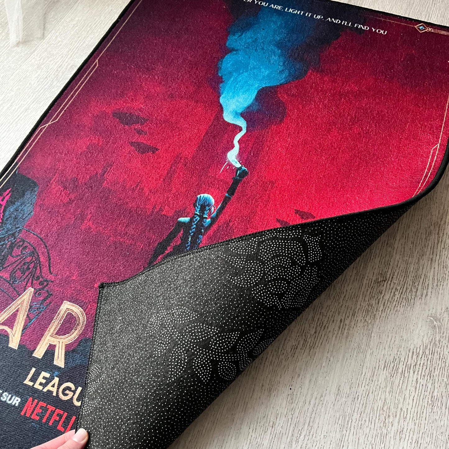 Arcane Jinx Rug - League of Legends Series - LoL Inspired Carpet - Anime Home Decor - Jinx Fan Art Mat - Soft Floor Cover
