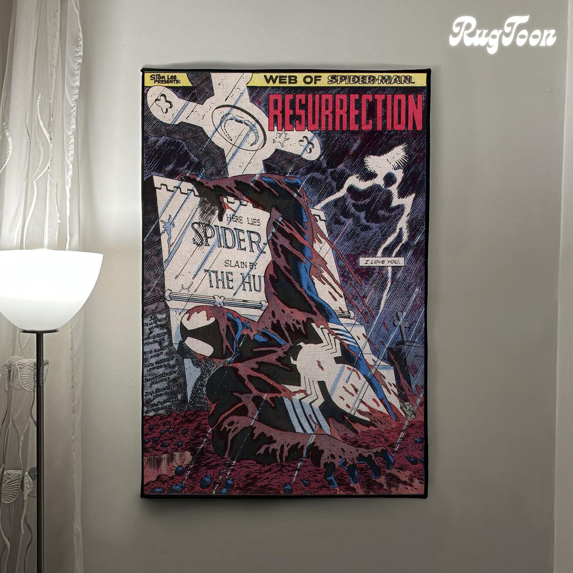 The Rug can be hanged on a wall like a poster for decoration.