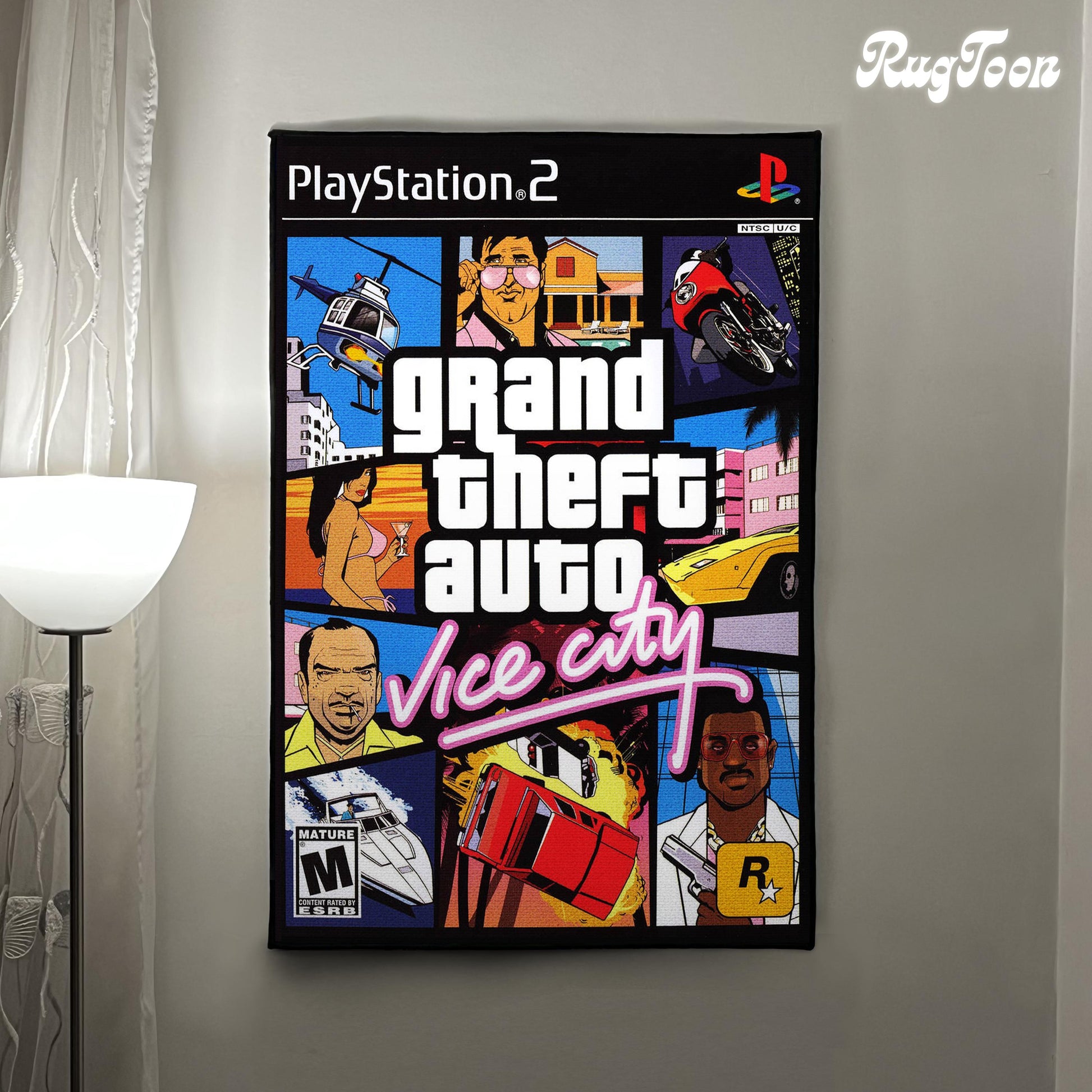 The Rug can be hanged on a wall for decoration