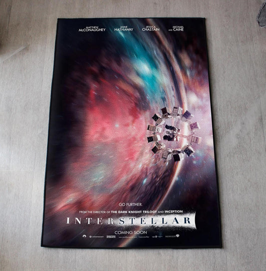 Tapis Interstellar – Affiche du Film – Art de Film C. Nolan
